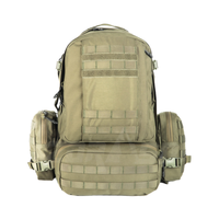 Sac tactique imperméable à la mode, nylon 500D, sac tactique 4 en 1