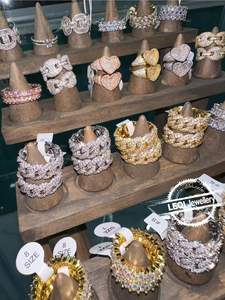 Kustom Hip Hop cincin silang-9 k-18 K emas/<span class=keywords><strong>Platinum</strong></span> mikro Pave Baguette Lab berlian perhiasan Pria - Product Image 6