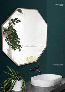 Hotel Project <strong>Mirror</strong> Bulk Order Wholesale OEM Factory Price Nordic Style Rose Gold Home Decor Wall <strong>Octagonal</strong> Shaped <strong>Mirror</strong> - Product Image 3