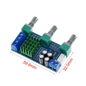XH-M567 Tpa3116d2 Khuếch Đại Kỹ Thuật Số Board Module 2.0 Âm Thanh Dual Channel 80W Công Suất Cao DC 12V-24V - Product Image 3