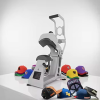 Presse à chaud numérique semi-automatique à plat avec contrôle précis de la température, 220V, nouvelle machine avec minuterie 999 secondes pour l'impression sur casquettes