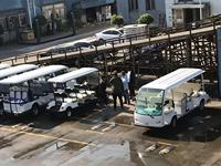 Mini bus électrique certifié CE pour golf et club de golf, siège arrière 11 places