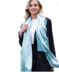 Modern Stylish Women Shawls Creative Retro Headscarves Neck Scarves Soft Warm Muffler Scarves Supplier Wholesale