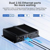 Mini PC industriel idéal pour le divertissement à domicile, le bureau, l'éducation en ligne, l'industrie, 16 Go DDR4, 512 Go SSD, i7-8550U 1,8-4,0 GHz
