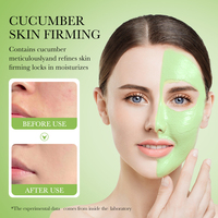 Labels privés BIOAQUA concombre Film de boue hydratant peau lisse et tendre hydratant blanchissant masque de nettoyage détoxification