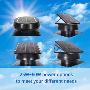 Ventilateur de grenier solaire intelligent WiFi efficace, <span class=keywords><strong>extracteur</strong></span> <span class=keywords><strong>d</strong></span>'<span class=keywords><strong>air</strong></span> de toit <span class=keywords><strong>pour</strong></span> l'évacuation des vapeurs de toiture - Product Image 4