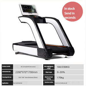 <span class=keywords><strong>Tapis</strong></span> de <span class=keywords><strong>course</strong></span> électriques à écran LED professionnel pour la maison et la salle de sport Test de fréquence cardiaque silencieux pour un usage commercial - Product Image 6