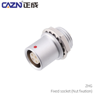 Prise droite mâle série FEG 1B IP54 connecteur push-pull circulaire étanche FEG.1B.305.CLAD52Z