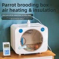 Boîte isolée Pet Smart pour perroquets et jeunes oiseaux - Température constante et chaude, chauffage 24h/24, utilisation hivernale