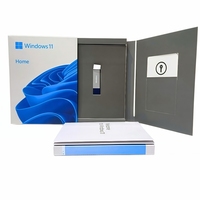 Windows 11 Home USB en Caja con Tarjeta de Clave OEM, Activación en Línea, 12 Meses de Garantía, Clave de Licencia FPP de Win 11 Home, Envío Gratuito