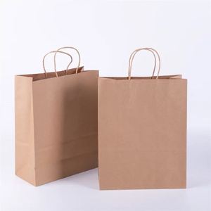 Bolsas de Papel Kraft con Asas Retorcidas Ecológicas Personalizadas, Duraderas, Biodegradables, Reciclables, con Impresión de Logotipo para Compras Sostenibles - Product Image 5