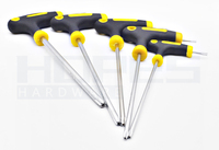 Clé Torx à poignée en T T20 T25 T27 T30 T40 avec trou de sécurité, tournevis à douille étoile, outils à main