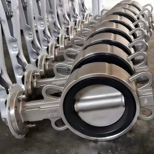 วาล์วผีเสื้อสแตนเลสแบบก้านโยก เปิด/ปิดเร็ว ประหยัดต้นทุน ใช้งานง่าย ปิดสนิทแบบไร้ฟองอากาศ - Product Image 1