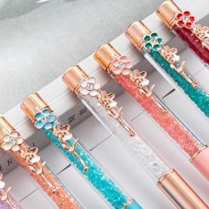 Elegante Bolígrafo de Metal Portátil con Cristales y Detalles de Diamantes - Serigrafía para Bodas, Promociones y Regalos - Product Image 2