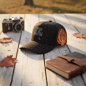 Cappellino da Baseball Vintage a 5 Pannelli con Logo Personalizzato, Classico con Fodera in Raso e Strass, Cappello Sportivo Ricamato all'Ingrosso con Chiusura Snapback - Product Image 5