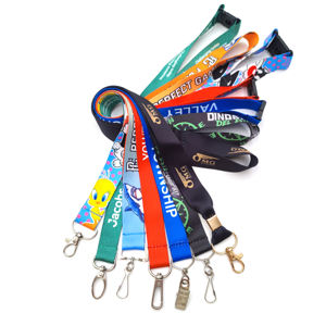 Customized Promotional Polyester Lanyard with Logo Neck Printing Sublimation Includes <b>Hook</b> Accessories - Product Image 5