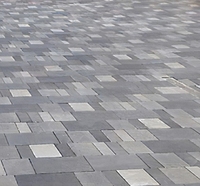 Pavés tactiles en granit pavés carrés en granit