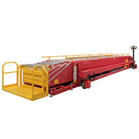 Convoyeur à bande extensible télescopique mobile automatique pour le chargement de sacs d'engrais de 50KG aux conteneurs