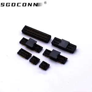 커넥터 보드 대 보드 커넥터 0.8mm 피치 SMT 10-50P Au 도금 남성 포고 핀