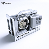 Gabinete para Juegos de PC ITX Socooler, Nueva Innovación en Mini Torre para GPU RTX 3070, Torres de Computadora ITX de Aluminio