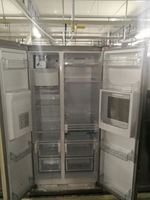 Réfrigérateur commercial à grande capacité de conception moderne 608L, côte à côte