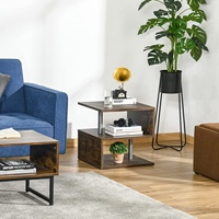 Table basse en bois minimaliste moderne avec meuble de rangement compact, pour bureau et salon, tabouret tendance