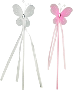 Papillon fée baguette magique princesse baguette <span class=keywords><strong>pour</strong></span> filles habiller Halloween Costume spectacles <span class=keywords><strong>de</strong></span> <span class=keywords><strong>magie</strong></span> et fête <span class=keywords><strong>de</strong></span> Cosplay - Product Image 4
