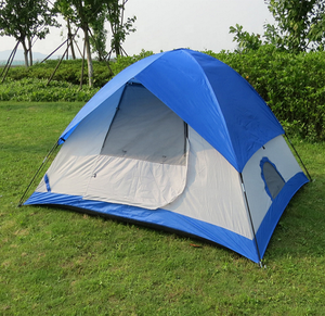 Tente de <span class=keywords><strong>camping</strong></span> portable de haute qualité pour 3-4 personnes, double couche, imperméable, pour la randonnée en plein air - Product Image 2