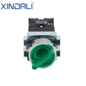 Interruptor de botón pulsador XB2, interruptor de selección giratorio de 2 posiciones momentáneo con bloqueo de luz autoblocante 220V 380V 24V - Product Image 2