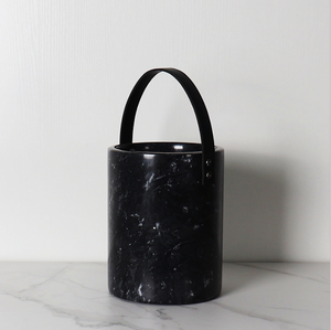 Индивидуальное пиво, шампанское, бочка для красного вина, ведро для льда, мраморный охладитель для вина, ведро для льда, охладитель вина с кожаной ручкой - Product Image 4