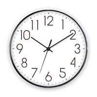 Articles promotionnels bon marché avec logo Horloge murale en plastique avec logo personnalisé Reloj de Pared Horloge Murale décoration intérieure de la maison