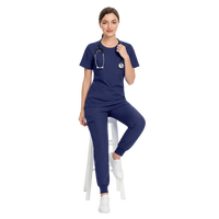46002 Blouses Modernes à Col Rond 2026 Manches Longues en Polyester avec Imprimé Géométrique Style Exécutif pour Femme