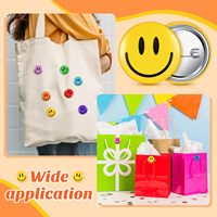 Pin Retro de Botón para Mochilas Clásicas, Accesorio para Mujer, Broche Personalizado de Lata con Iconos Divertidos, Pin de Cara Sonriente Feliz