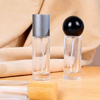 En stock – Flacons compte-gouttes cylindriques en verre à col vissé de 5 ml, 10 ml, 15 ml, 20 ml pour échantillons de parfum