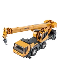 Modèle de camion mobile statique Huina 1:50 1702, jouet en métal moulé sous pression, plastique durable, alliage, 25x5x8CM, pour les enfants de 2 à 14 ans