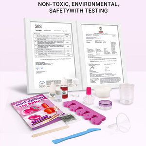 Juego de Cosméticos Educativos No Tóxicos <span class=keywords><strong>para</strong></span> <span class=keywords><strong>Niñas</strong></span>, <span class=keywords><strong>Kit</strong></span> de Bricolaje <span class=keywords><strong>para</strong></span> <span class=keywords><strong>Hacer</strong></span> Esmalte de <span class=keywords><strong>Uñas</strong></span>, Bálsamo Labial y Maquillaje - Product Image 2
