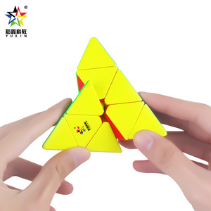 Cube pyramidal magique Yuxin 3x3, jouet de puzzle magnétique lisse pour les jeunes et les enfants, unisexe - Product Image 2