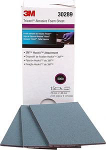 3M30289 Trizact <span class=keywords><strong>5000</strong></span> Papel <span class=keywords><strong>de</strong></span> <span class=keywords><strong>Lija</strong></span> <span class=keywords><strong>de</strong></span> Esponja Flocado 70/140mm con Respaldo Autoadhesivo Grano <span class=keywords><strong>5000</strong></span> para Lijado en Seco y con <span class=keywords><strong>Agua</strong></span> Trizact 3000 - Product Image 2