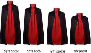 Costume de fête d'Halloween pour enfants tenue de jeu de rôle de <span class=keywords><strong>magicien</strong></span> avec <span class=keywords><strong>Cape</strong></span> noire et rouge Cosplay ensemble magique pour s'amuser habiller - Product Image 5