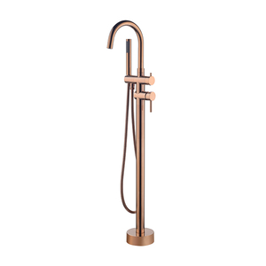 Haute qualité pas cher Offre Spéciale laiton robinet de <span class=keywords><strong>baignoire</strong></span> autoportant remplisseuse de <span class=keywords><strong>baignoire</strong></span> avec <span class=keywords><strong>douche</strong></span> à main - Product Image 4