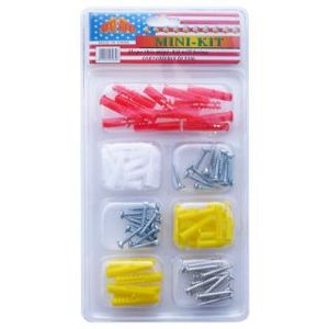 Mini Kit Assortment 6-8mm Plugs And <b>Screws</b> For Wood Projects - Product Image 3
