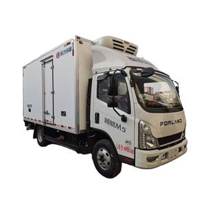 Nouveau camion frigorifique diesel manuel Foton Euro 6, caisse de 4,2 m, bœuf, agneau, fruits de mer, aliments, chaîne du froid, produits surgelés - Product Image 1