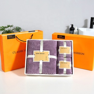 Juego de toallas de gran oferta en caja de regalo regalos de navidad Toalla de baño de terciopelo <span class=keywords><strong>Coral</strong></span> regalos de navidad - Product Image 6