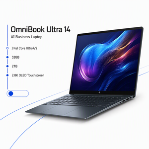 Ordinateur portable professionnel OmniBook Ultra 14 AI d'origine, Intel Core Ultra 7 9, 32 Go, 2 To, écran tactile OLED 2,8K, ordinateur portable de bureau - Product Image 1