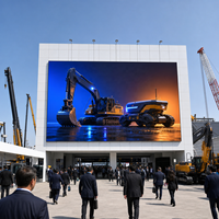Mur vidéo LED extérieur haute luminosité P3, étanche IP65, résolution 8K, garantie 3 ans