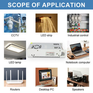 ESANN CE RoHS FCC ACからDC5V 12V 24V <span class=keywords><strong>SMPS</strong></span> Ip20屋内スイッチ電源コンバータDC変圧器LED照明産業用 - Product Image 2