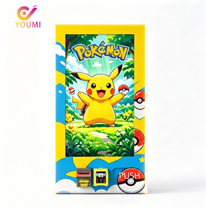 Distributeur automatique mural de cartes à collectionner Pokémon avec écran tactile de 32 pouces, paiement sans espèces et système de contrôle cloud - Product Image 4