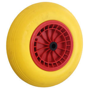 Roue en PU durable de 16 pouces 4.8/4.0-8 fabriquée au Vietnam pour chariot de jardin, remorque, wagon, haute qualité - Product Image 1