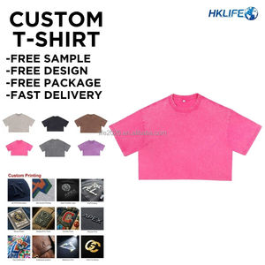 Camiseta Casual de Manga Corta para Mujer, Cuello Redondo, Color Sólido, 100% Algodón, Corte Regular, con Logotipo Estampado, para Verano - Product Image 2