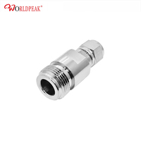 Adaptador de conector macho hembra RF N conector hembra a conector macho F adaptador de cable coaxial convertidor de cable coaxial